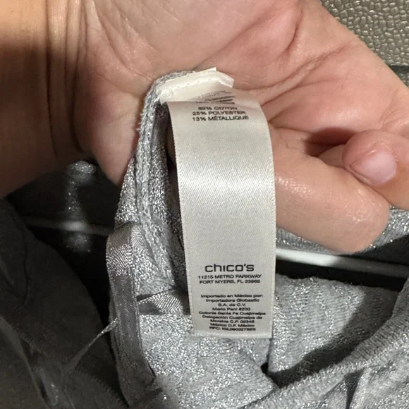 Gray Hooded Long Sleeve Top - Picture 4 of 4